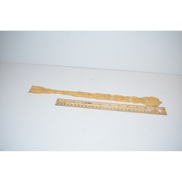 Wise See No Evil Hear No Evil Back Scratcher Japanese Symbols On Back VTG - Picture 9 of 13